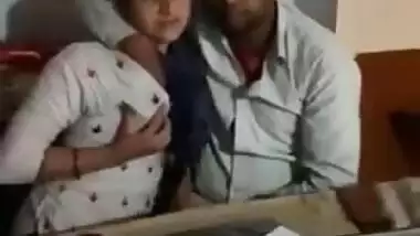 Village teacher pesters and seduces for sex a student at school - Desi MMS