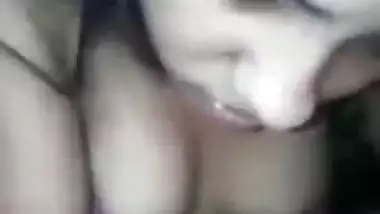 Village girl records her first sex MMS while riding a dick