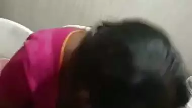 Poor maid gives a desi blowjob to her horny owner