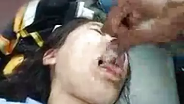 Indian didn't want nut in her face so I shoved it down her mouth..... add my Instagram fatzchargedup74