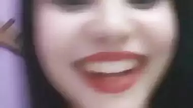 Cute Girl strip naked when her brother came