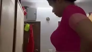 Marathi wife wearing saree after viral nude body showing