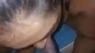 Horny big boob girl sucking dick like a pro