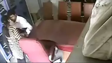 Hidden web camera catches school teacher having enjoyment with her colleague