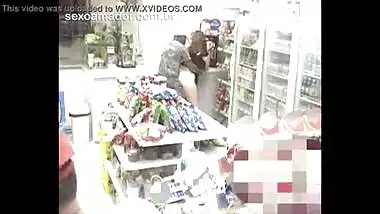 Store Owner Having Anal Sex Recorded In CCTV Camera