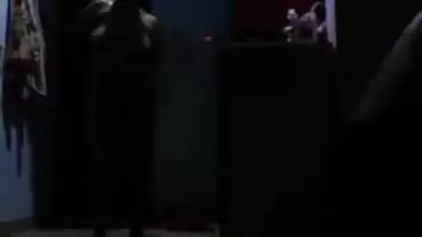 Perverted stud likes to jerk off watching porn videos of Indian landlady