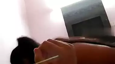 BF gets a desi blowjob from his sexy, nude GF