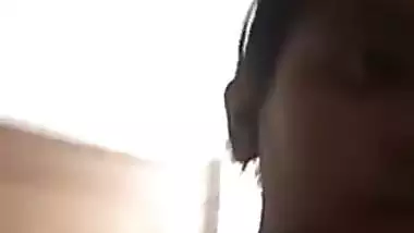 Striptease video call of a cheater bhabhi to lover