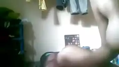 Big breasted desi gal knows how to blow