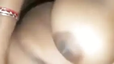 Young guy with slutty big boobed aunty chudai video