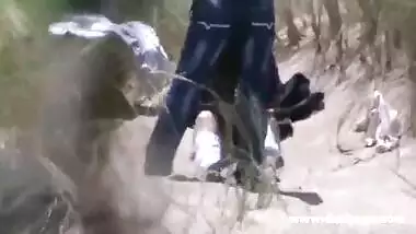 Desi girlfriend couple outdoor