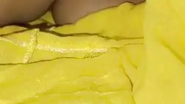 Sleeping sister boob touch by brother and nipple show